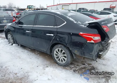 2018 Nissan Sentra Sv z USA, uszkodzony, nr VIN 3N1AB7APXJY312713